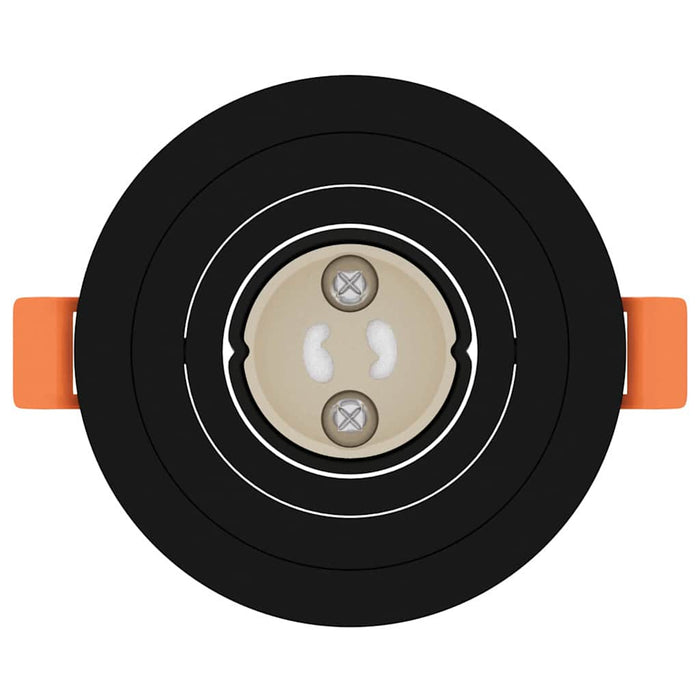 Spotlights con i riflettori 24 pcs Nero 9 x 9 x cm Alluminio 4108145