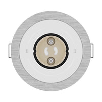 Spotlights con i riflettori 6 pcs Argento 9 x 9 x cm Alluminio 4108146