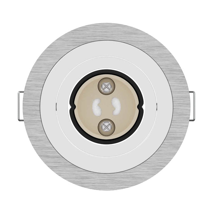 Spotlights con i riflettori 6 pcs Argento 9 x 9 x cm Alluminio 4108146