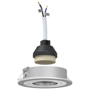 Spotlights con i riflettori 24 pcs Argento 9 x 9 x cm Alluminio 4108148