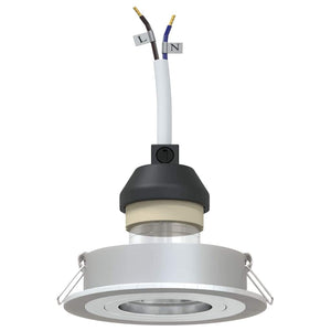 Spotlights con i riflettori 24 pcs Argento 9 x 9 x cm Alluminio 4108148