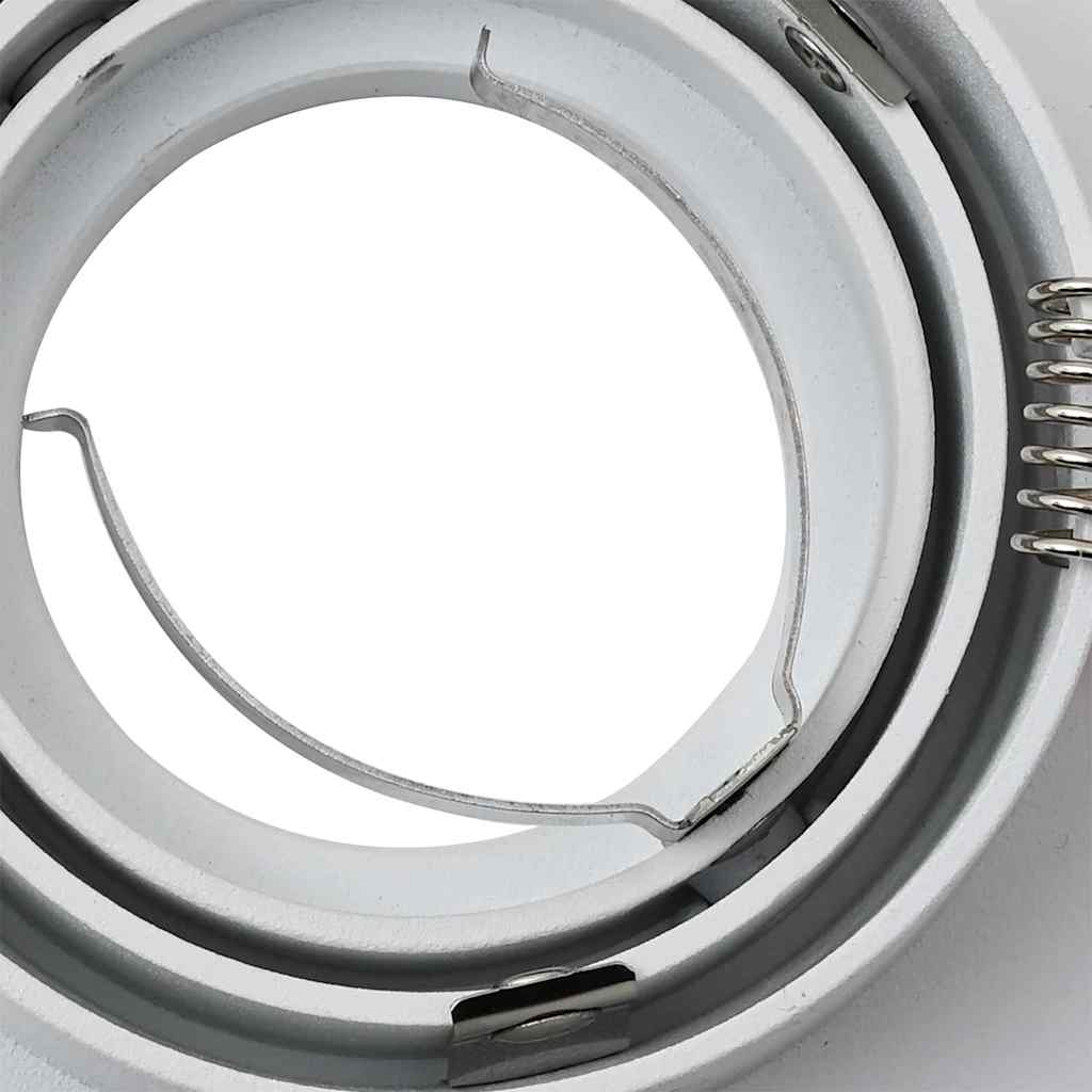 Spotlights con i riflettori 6 pcs Bianco 9 x 9 x cm Alluminio 4108149