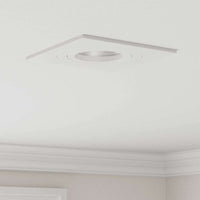 Spotlights con i riflettori 6 pcs Bianco 9 x 9 x cm Alluminio 4108149