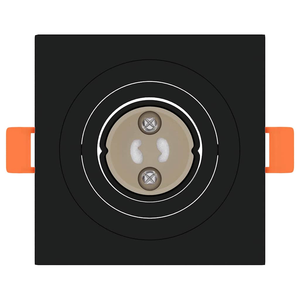 Spotlights con i riflettori 24 pcs Nero 9 x 9 x cm Alluminio 4108154