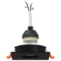 Spotlights con i riflettori 24 pcs Nero 9 x 9 x cm Alluminio 4108154