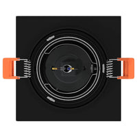 Spotlights con i riflettori 24 pcs Nero 9 x 9 x cm Alluminio 4108154