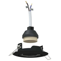 Spotlights con i riflettori 12 pcs Nero 9 x 9 cm Metallo 4108159