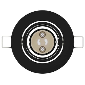 Spotlights con i riflettori 12 pcs Nero 9 x 9 cm Metallo 4108159