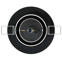 Spotlights con i riflettori 12 pcs Nero 9 x 9 cm Metallo 4108159