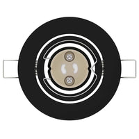 Spotlights con i riflettori 24 pcs Nero 9 x 9 cm Metallo 4108160