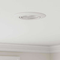 Spotlights con i riflettori 6 pcs Bianco 9 x 9 cm Metallo 4108161