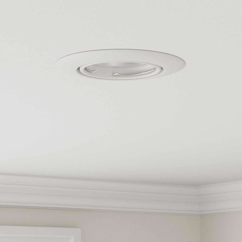 Spotlights con i riflettori 12 pcs Bianco 9 x 9 cm Metallo 4108162