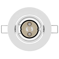 Spotlights con i riflettori 24 pcs Bianco 9 x 9 cm Metallo 4108163