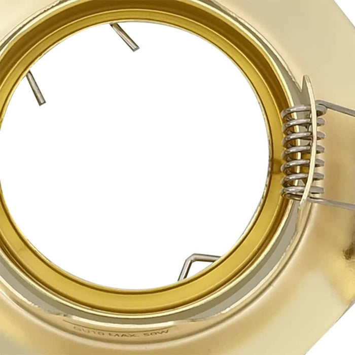 Spotlights con i riflettori 6 pcs Oro 9 x 9 cm Metallo 4108164