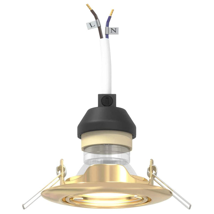 Spotlights con i riflettori 6 pcs Oro 9 x 9 cm Metallo 4108164