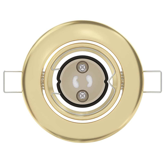 Spotlights con i riflettori 24 pcs Oro 9 x 9 cm Metallo 4108166