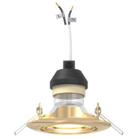 Spotlights con i riflettori 24 pcs Oro 9 x 9 cm Metallo 4108166