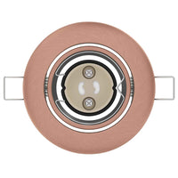 Spotlights con i riflettori 6 pcs Rame 9 x 9 cm Metallo 4108167