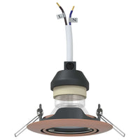 Spotlights con i riflettori 12 pcs Rame 9 x 9 cm Metallo 4108168