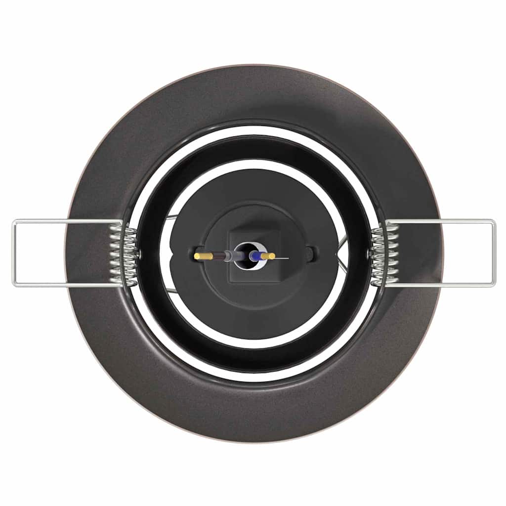 Spotlights con i riflettori 12 pcs Rame 9 x 9 cm Metallo 4108168