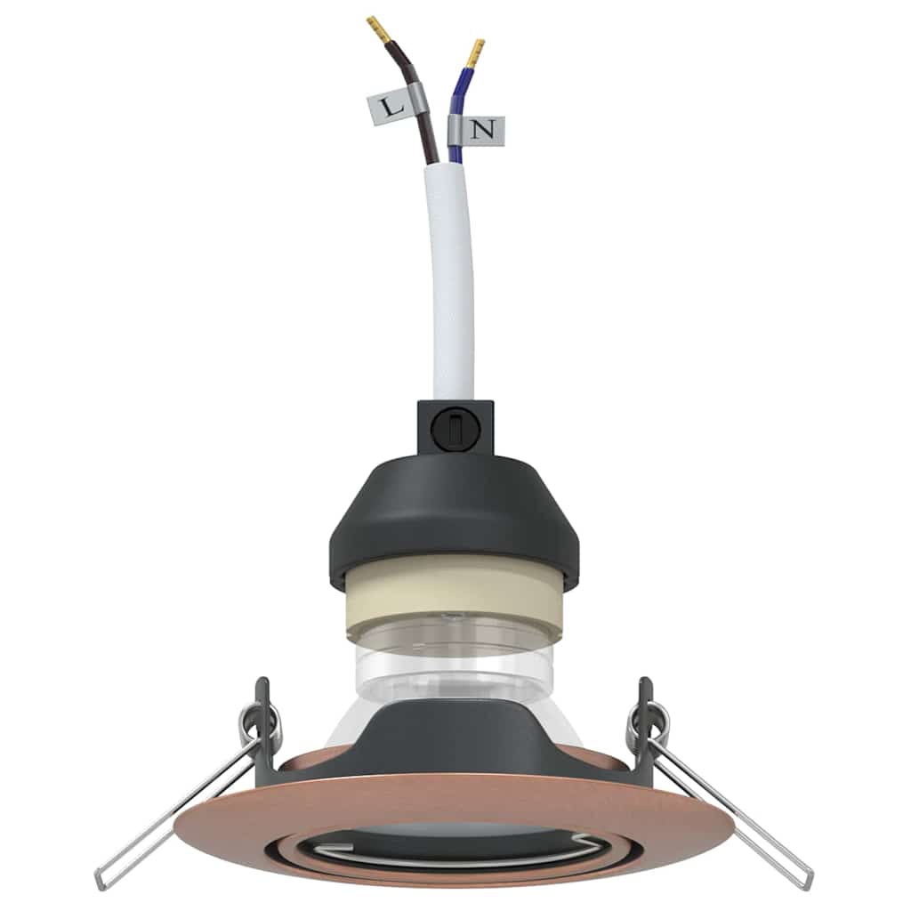 Spotlights con i riflettori Rame 9 x 9 cm Metallo 4108169