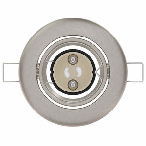 Spotlights con i riflettori 6 pcs Argento 9 x 9 cm Metallo 4108170