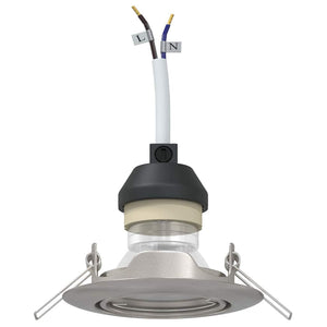 Spotlights con i riflettori 6 pcs Argento 9 x 9 cm Metallo 4108170