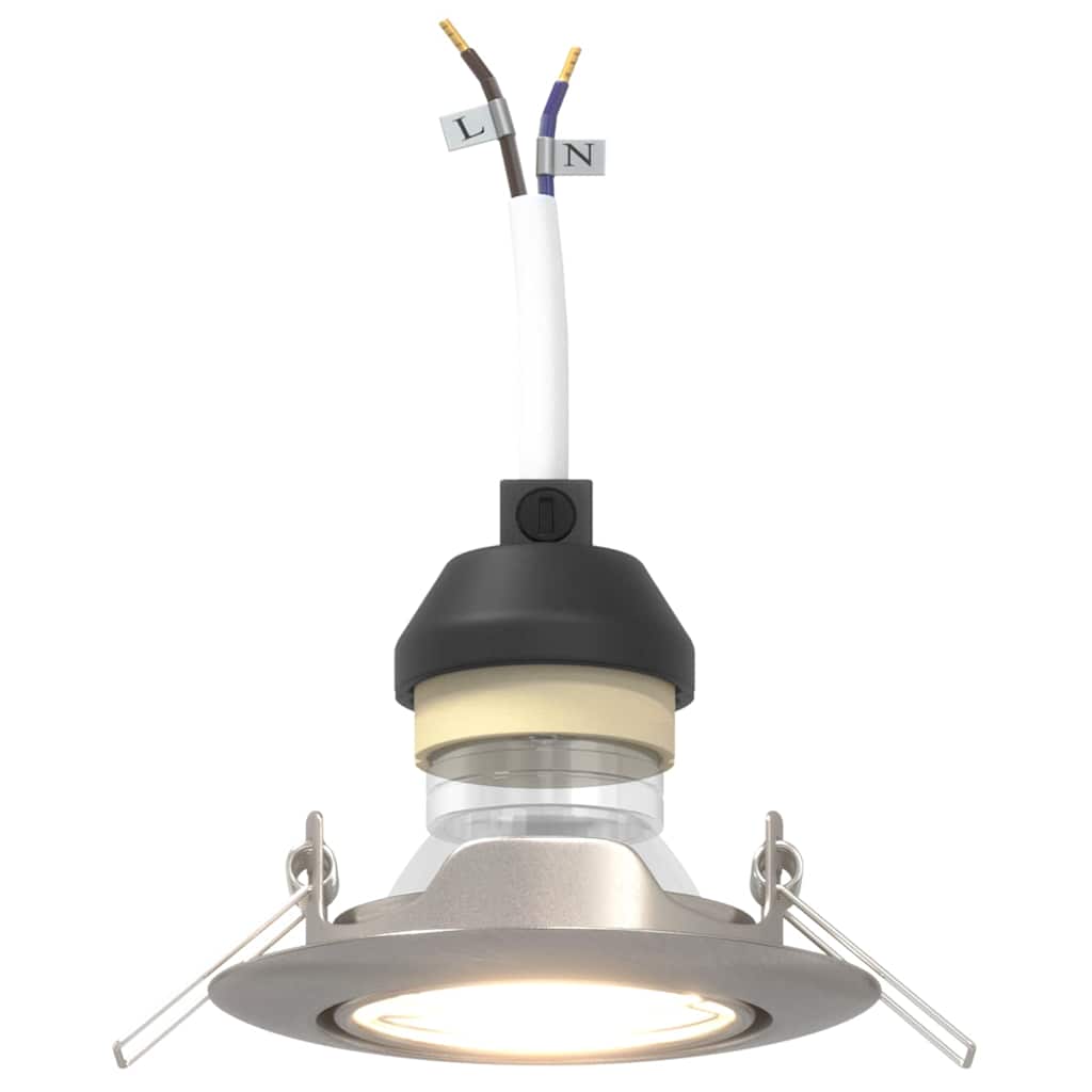 Spotlights con i riflettori 24 pcs Argento 9 x 9 cm Metallo 4108172