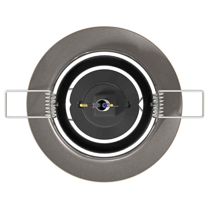 Spotlights con i riflettori 6 pcs Ottone 9 x 9 cm Metallo 4108173