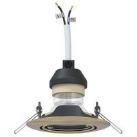 Spotlights con i riflettori 24 pcs Ottone 9 x 9 cm Metallo 4108175