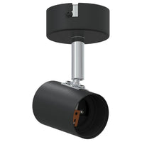Faretto da soffitto Nero 6.5 x 6 x 11.5 cm Acciaio 4108176