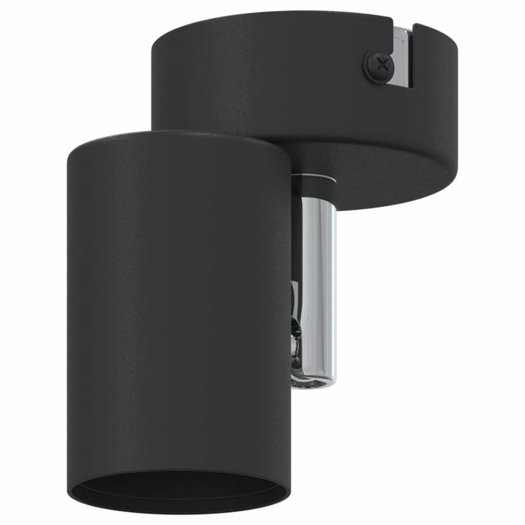 Faretto da soffitto moderno orientabile per interni 6,5 x 6 x 11,5 cm metallo nero 02_0058285