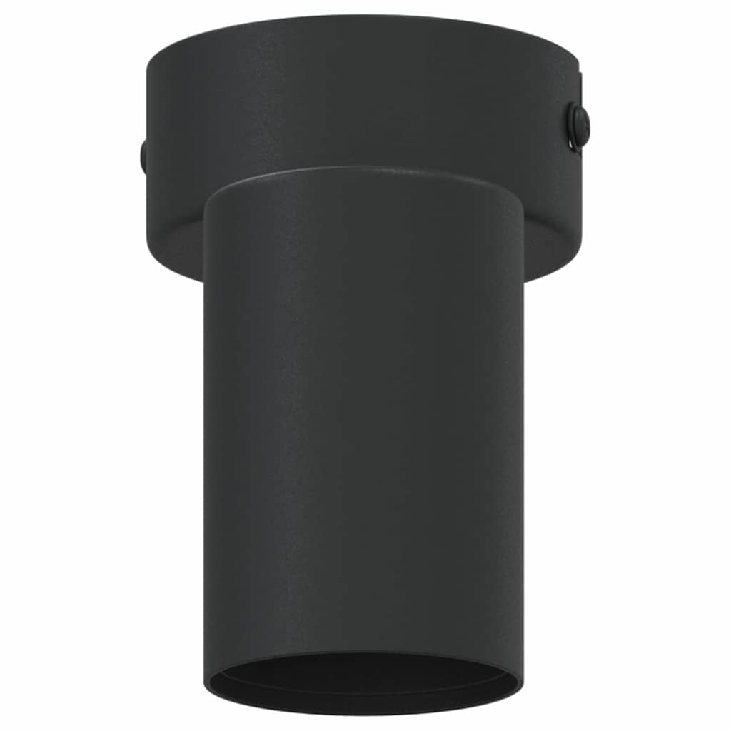 Faretto da soffitto moderno orientabile per interni 6,5 x 6 x 11,5 cm metallo nero 02_0058285