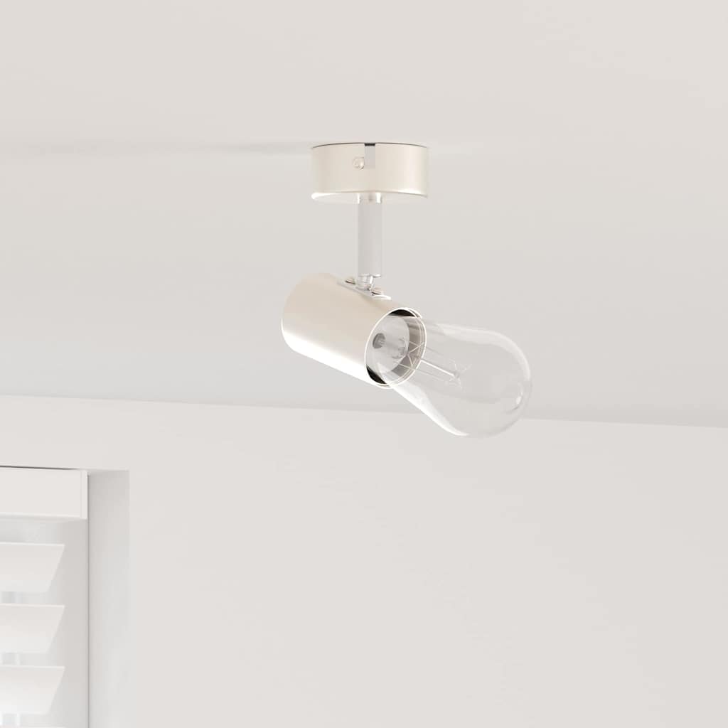 Faretto da soffitto Nickel spazzolato 6.5 x 6 x 11.5 cm Acciaio 4108178