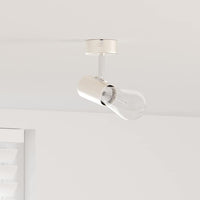 Faretto da soffitto Nickel spazzolato 6.5 x 6 x 11.5 cm Acciaio 4108178