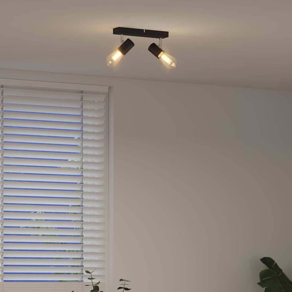 Faretto da soffitto Nero 26 x 6.5 x 11.5 cm Acciaio 4108179