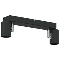 Faretto da soffitto Nero 26 x 6.5 x 11.5 cm Acciaio 4108179