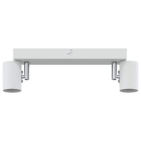Faretto da soffitto Bianco 26 x 6.5 x 11.5 cm Acciaio 4108180