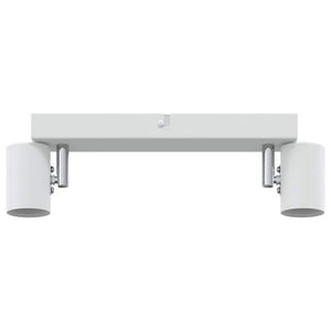 Faretto da soffitto Bianco 26 x 6.5 x 11.5 cm Acciaio 4108180