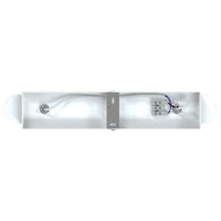 Faretto da soffitto Bianco 26 x 6.5 x 11.5 cm Acciaio 4108180