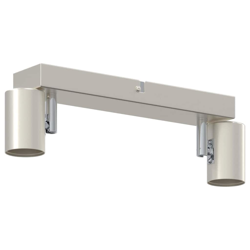 Faretto da soffitto Nichel spazzolato 26 x 6.5 x 11.5 cm 4108181
