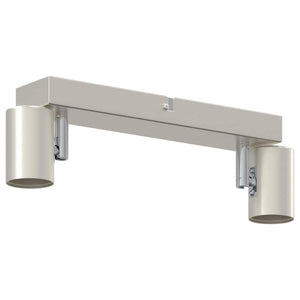Faretto da soffitto Nichel spazzolato 26 x 6.5 x 11.5 cm 4108181