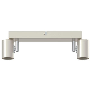 Faretto da soffitto Nichel spazzolato 26 x 6.5 x 11.5 cm 4108181