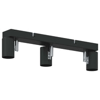 Faretto da soffitto Nero 38 x 6.5 x 11.5 cm Acciaio 4108182