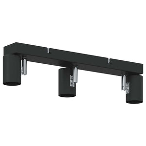 Faretto da soffitto Nero 38 x 6.5 x 11.5 cm Acciaio 4108182