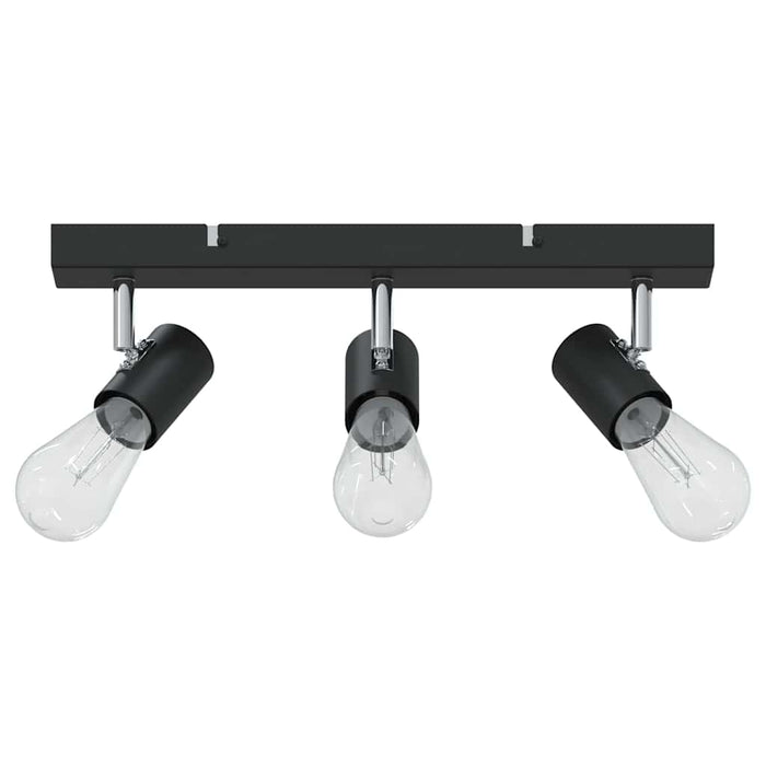 Faretto da soffitto Nero 38 x 6.5 x 11.5 cm Acciaio 4108182