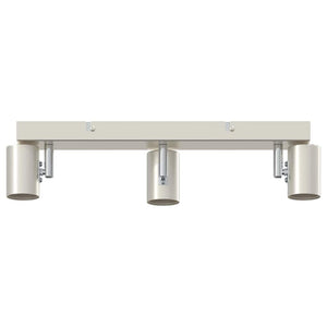 Faretto da soffitto Nickel spazzolato 38 x 6.5 x 11.5 cm 4108184