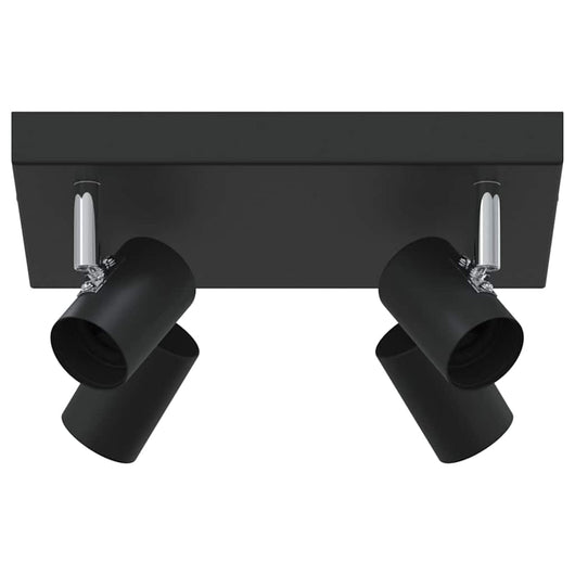 Faretto da soffitto Nero 26.5 x 26 x 11.5 cm Acciaio 4108185