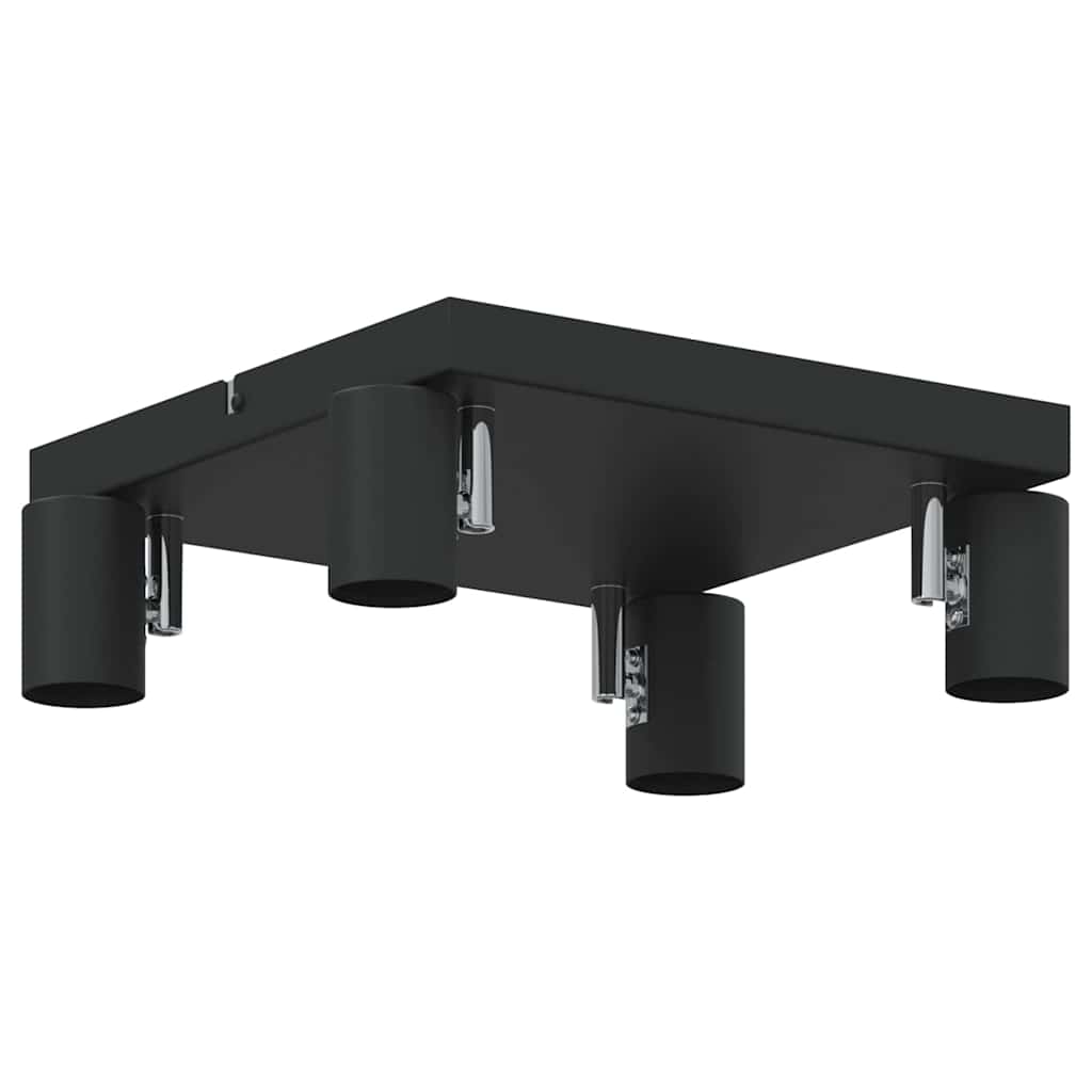 Faretto da soffitto Nero 26.5 x 26 x 11.5 cm Acciaio 4108185