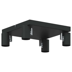 Faretto da soffitto Nero 26.5 x 26 x 11.5 cm Acciaio 4108185